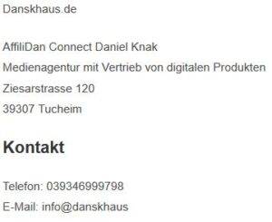 Kontaktdaten